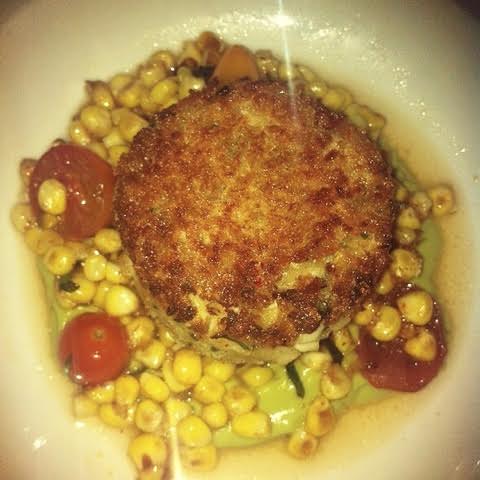 Crab cake at Robert De Niro’s Tribeca Grill