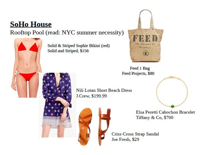 SoHo House New York Rooftop Street Style