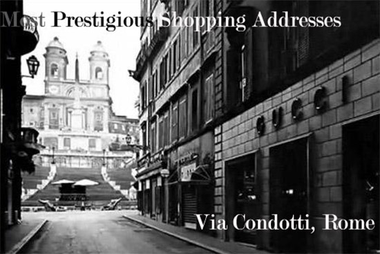 Via Condotti in Rome