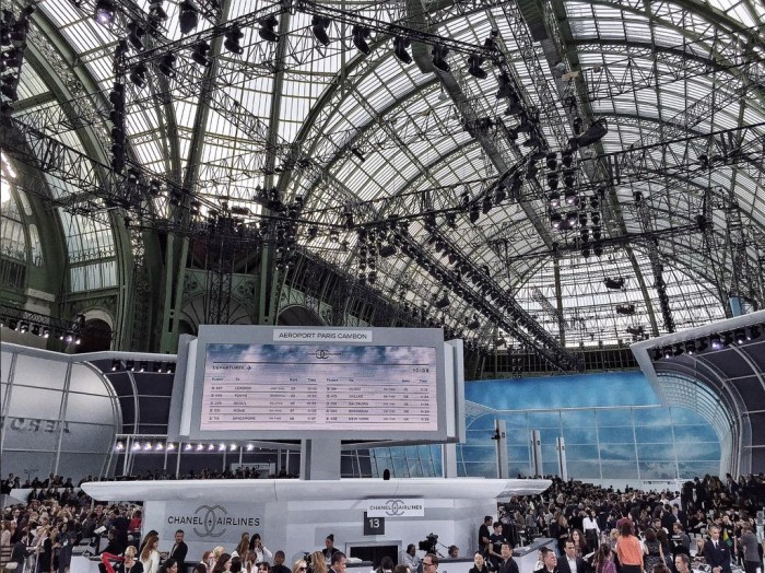 Chanel Airlines Spring 2016 show in Paris