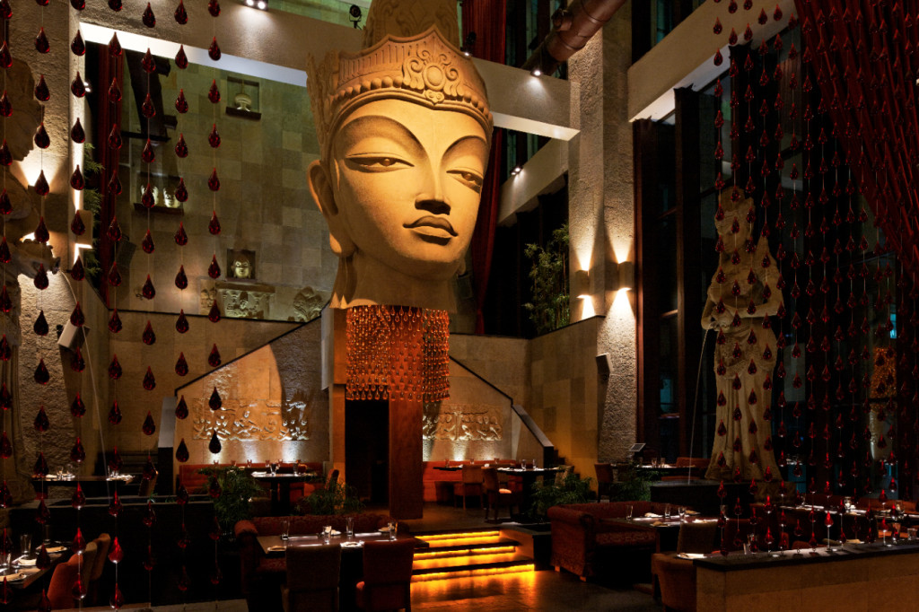 Interior view of Shiro Restaurant in Bangalore