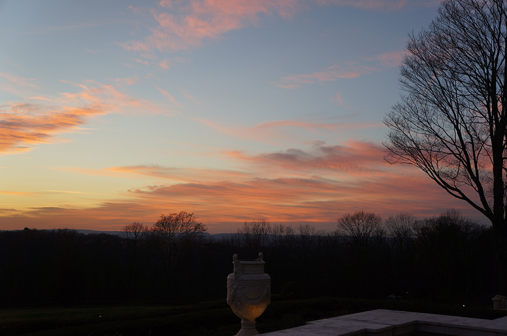 Glenmere Mansion Sunset in New York