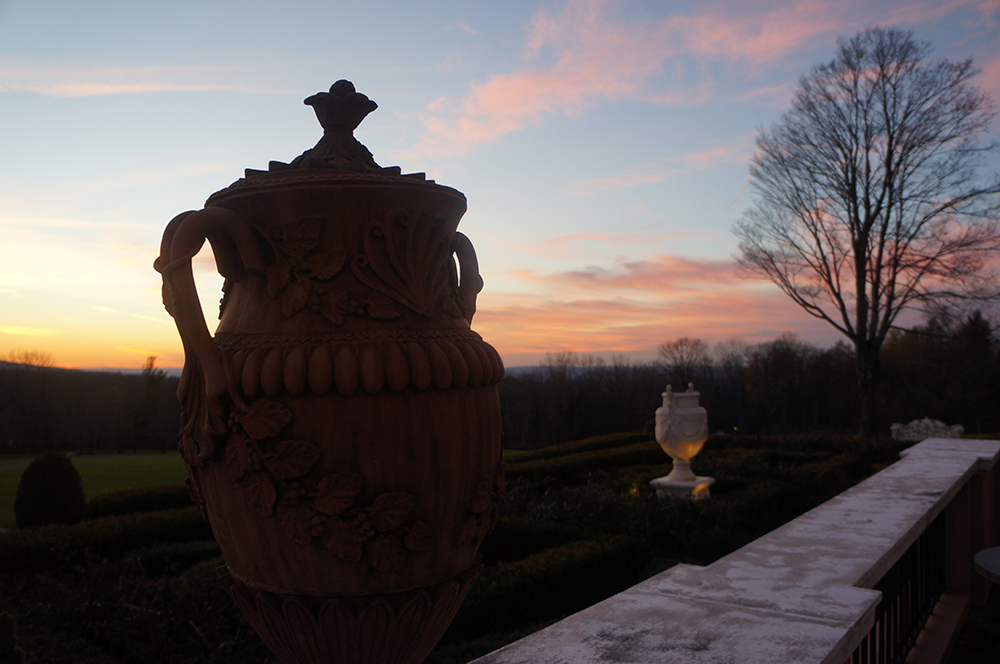 Glenmere Mansion Sunset in New York