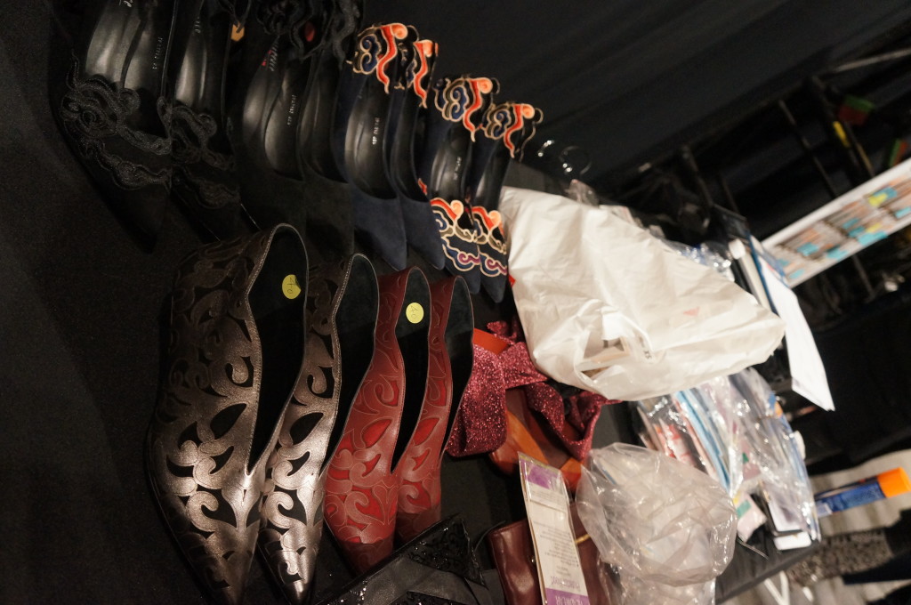 Shoes Backstage at Fashion Week