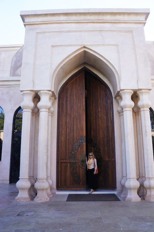 Palais Raoul Front Entrance in Marrakesh Morocco