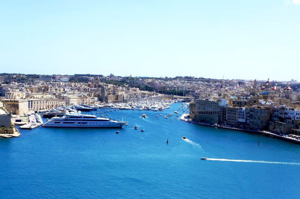 Malta Valletta harbour