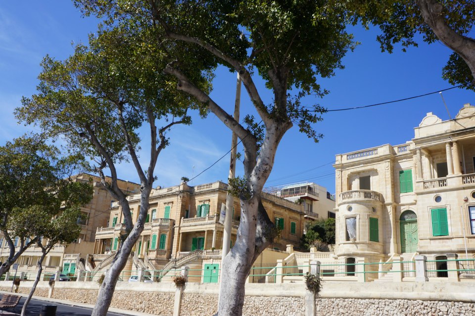 Malta's traditional green shutters