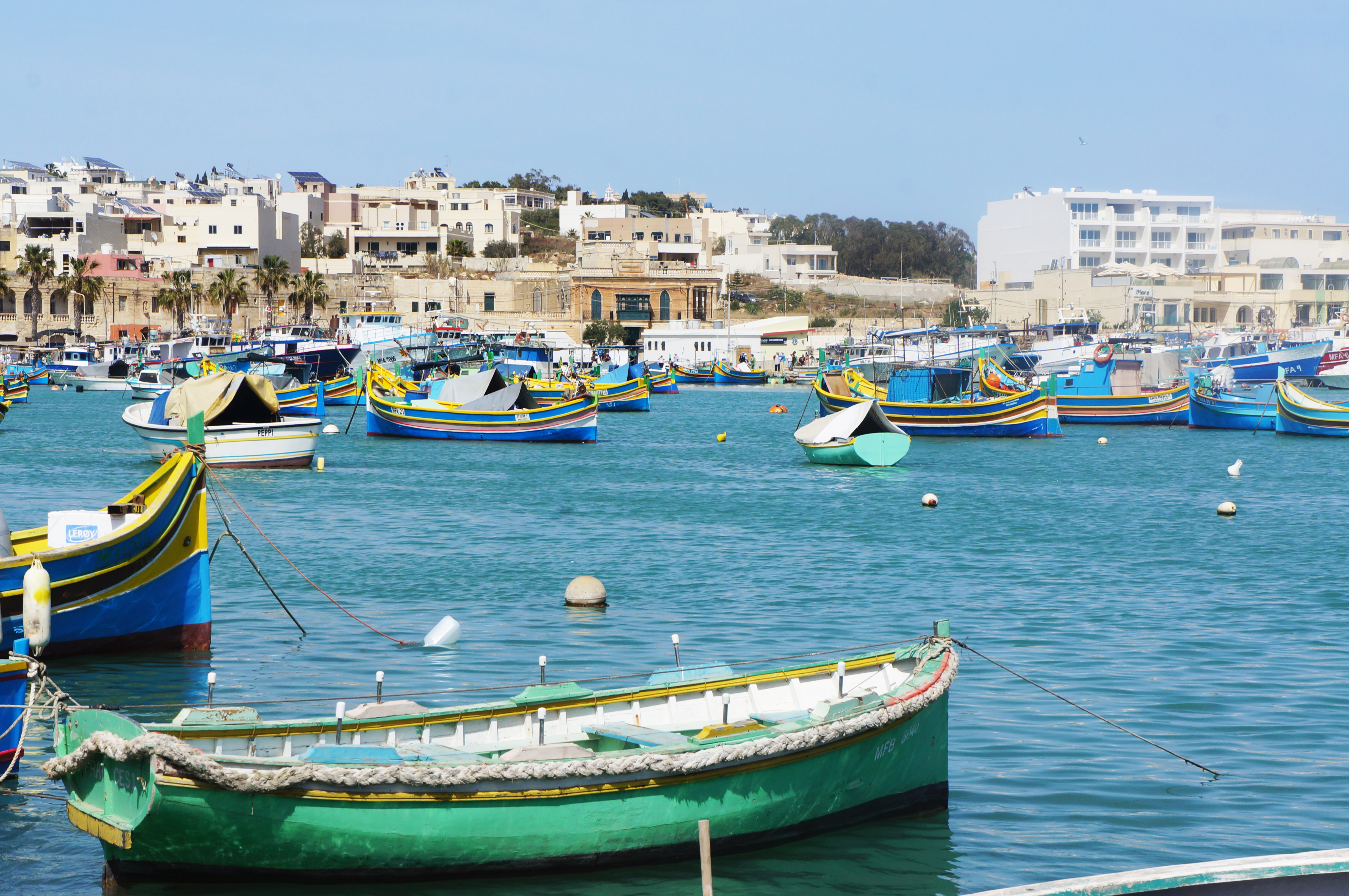 malta marsaxlokk boats