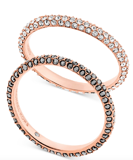 Michael Kors Pavé Stacking Rings