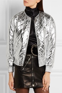 Saint Laurent quilted bomber jacket, Women's