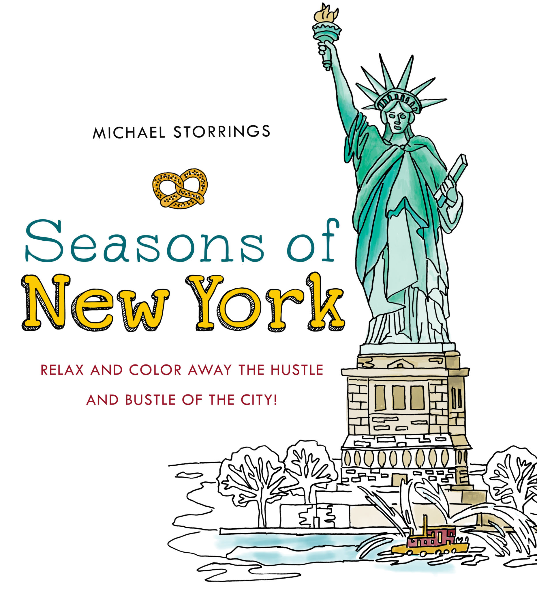 Seasons Of New York Coloring Book By Michael Storrings