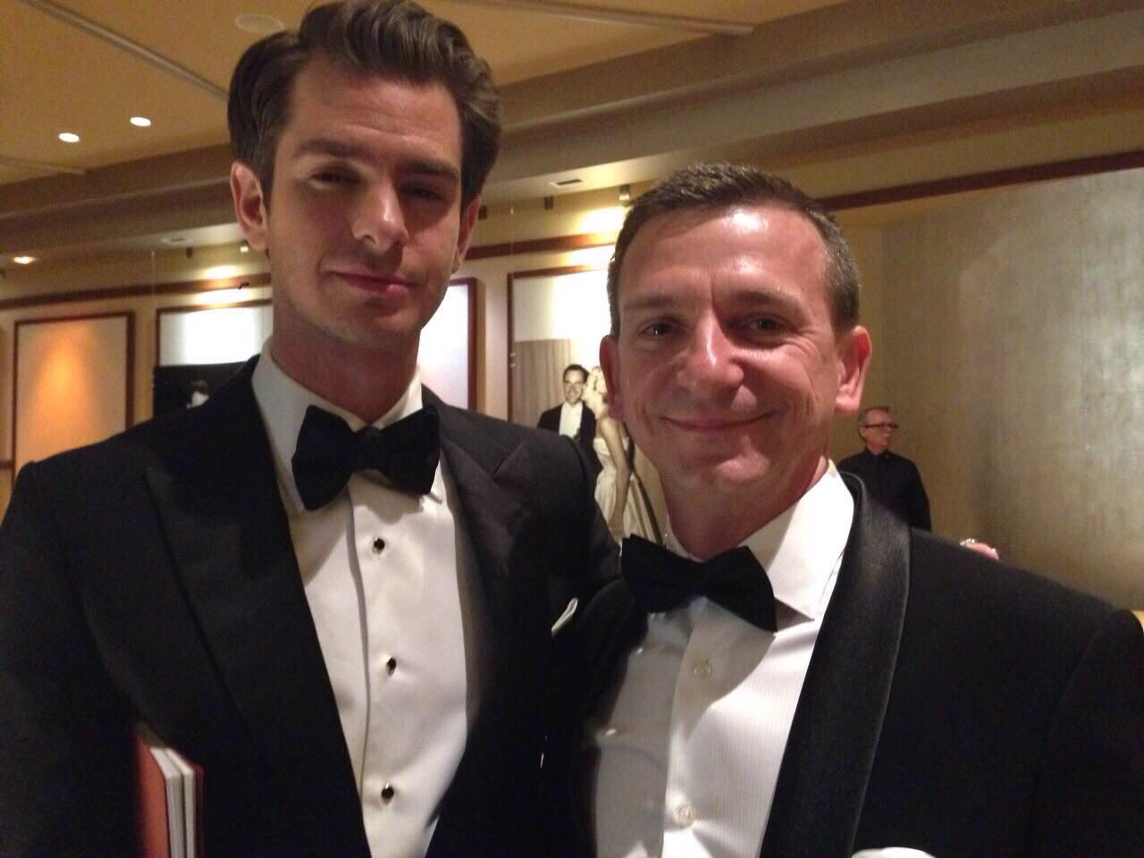 Andrew Garfield and Host, Oscars 2017