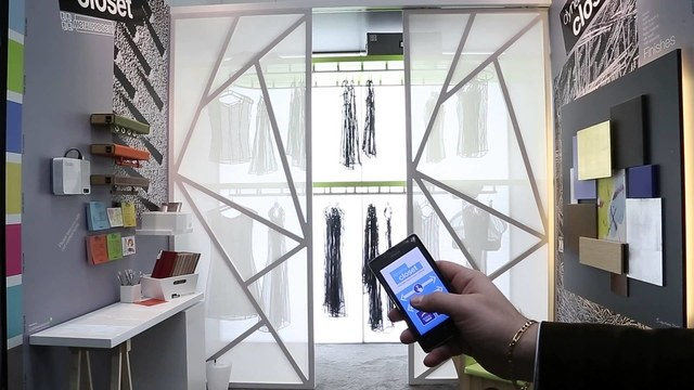 Metalprogetti smart closet; image by Metalprogetti