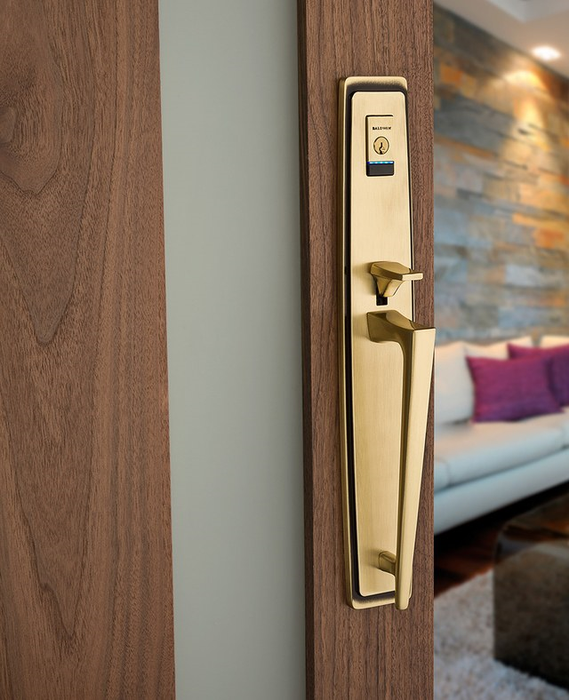 The Baldwin Evolved Door Lock ; image by baldwin