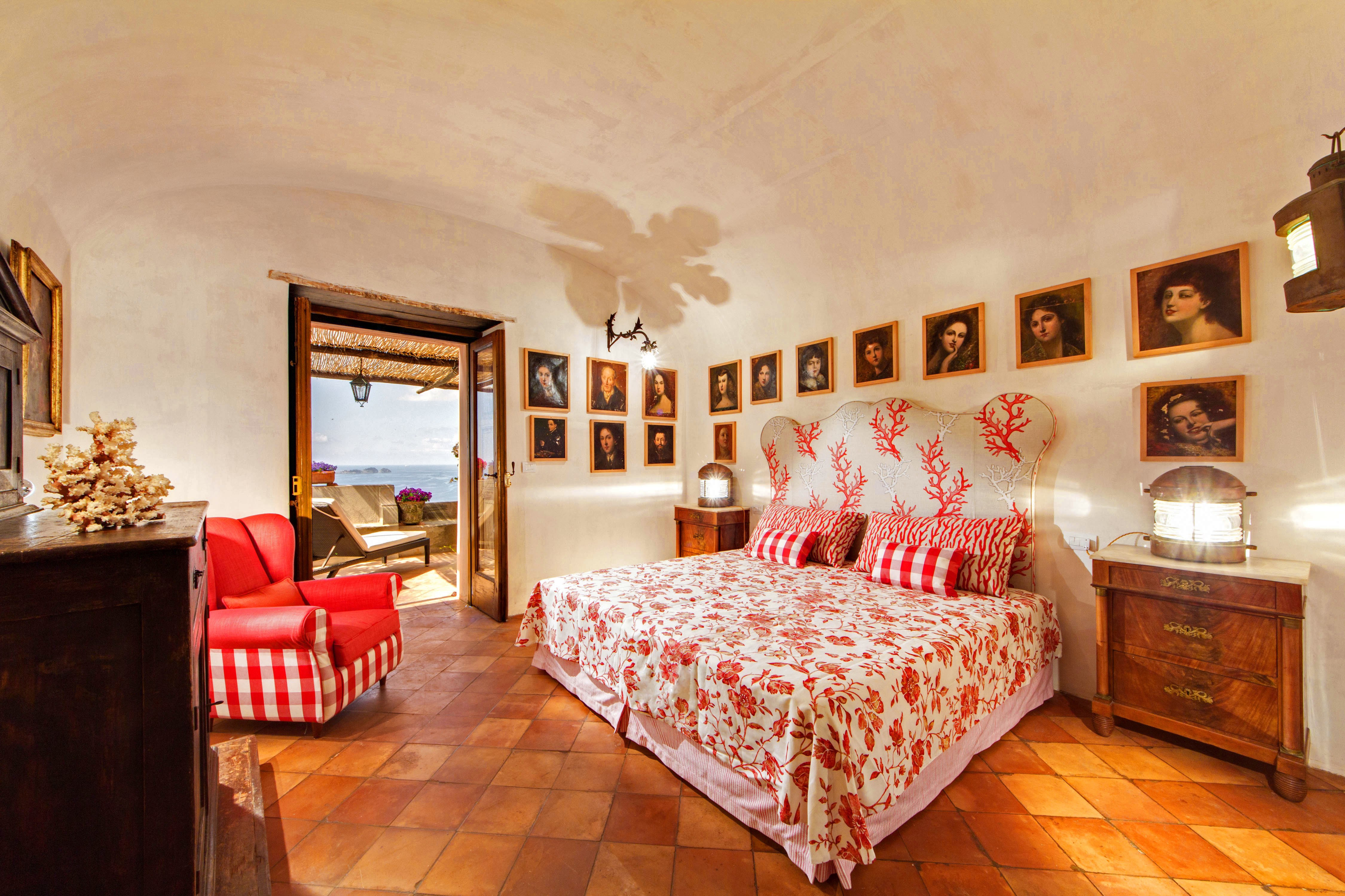 Villa San Giacoma Praiano Bedroom