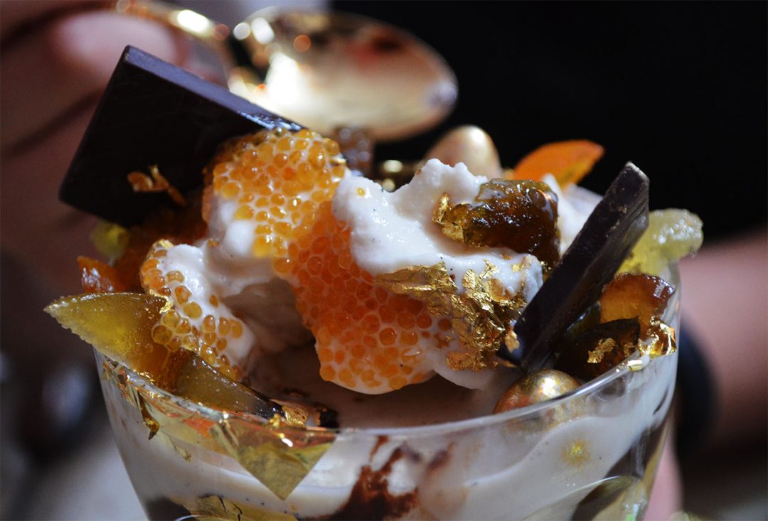 Golden Opulence Sundae