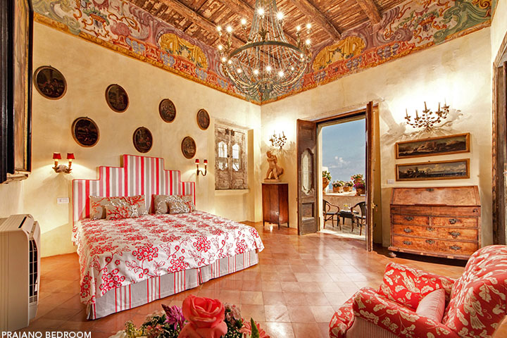 Villa San Giacoma Praiano Bedroom