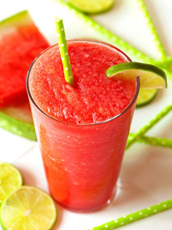 Watermelon Lime Slushy via Recipe Chart