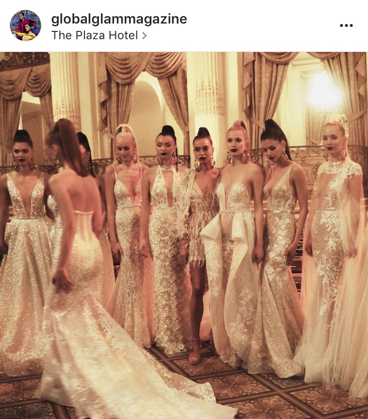 Behind the scenes @bertabridal at Bridal Fashion Week s/s 2018. @theplazahotel