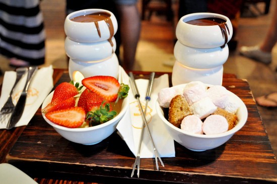 Chocolate Fondue Tower, Max Brenner, Best Dessert Bars In New York