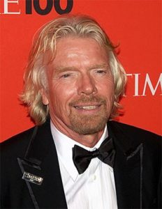 Sir Richard Branson: The man behind the Virgin brand is also backing eco fashion in the air. In 2014, Branson and UK designer Vivienne Westwood launched the new range of Virgin Atlantic uniforms, made with recycled plastics. 