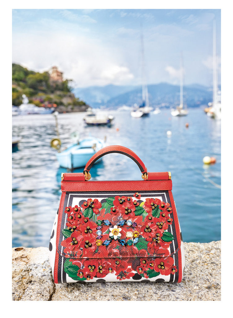 Dolce Gabbana Geranium Collection, shot in Portofino