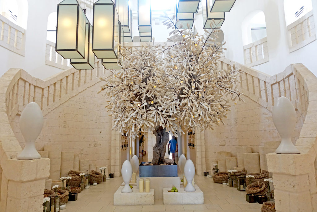 Lobby in Borgo Egnazia, Puglia Italy