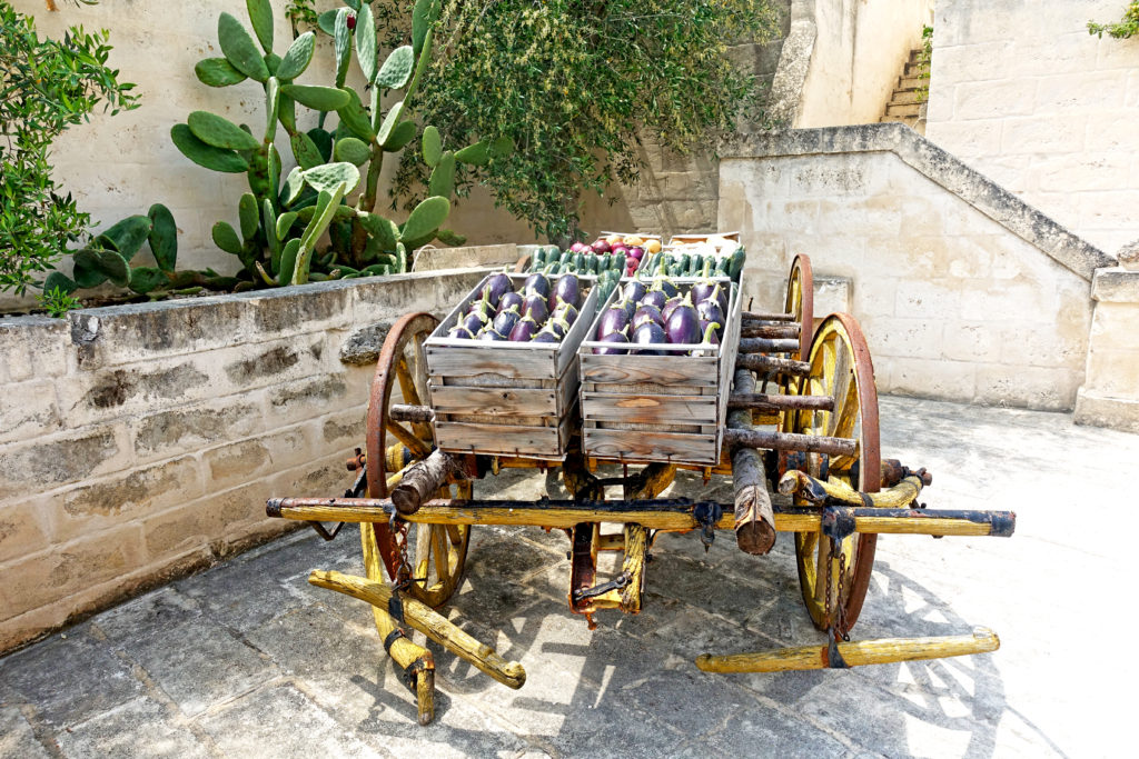Vegetable Cart, Borgo Egnazia, Puglia Italy