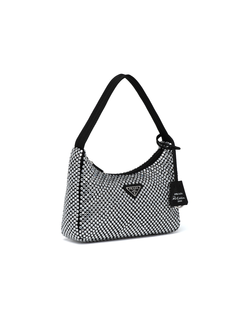 Prada Satin mini-bag with artificial crystals