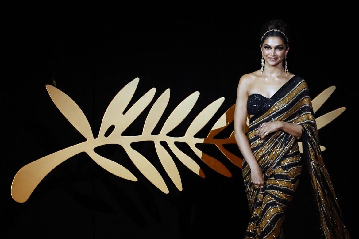 Deepika Padukone wears Sabyasachi sari, Cannes Film Festival