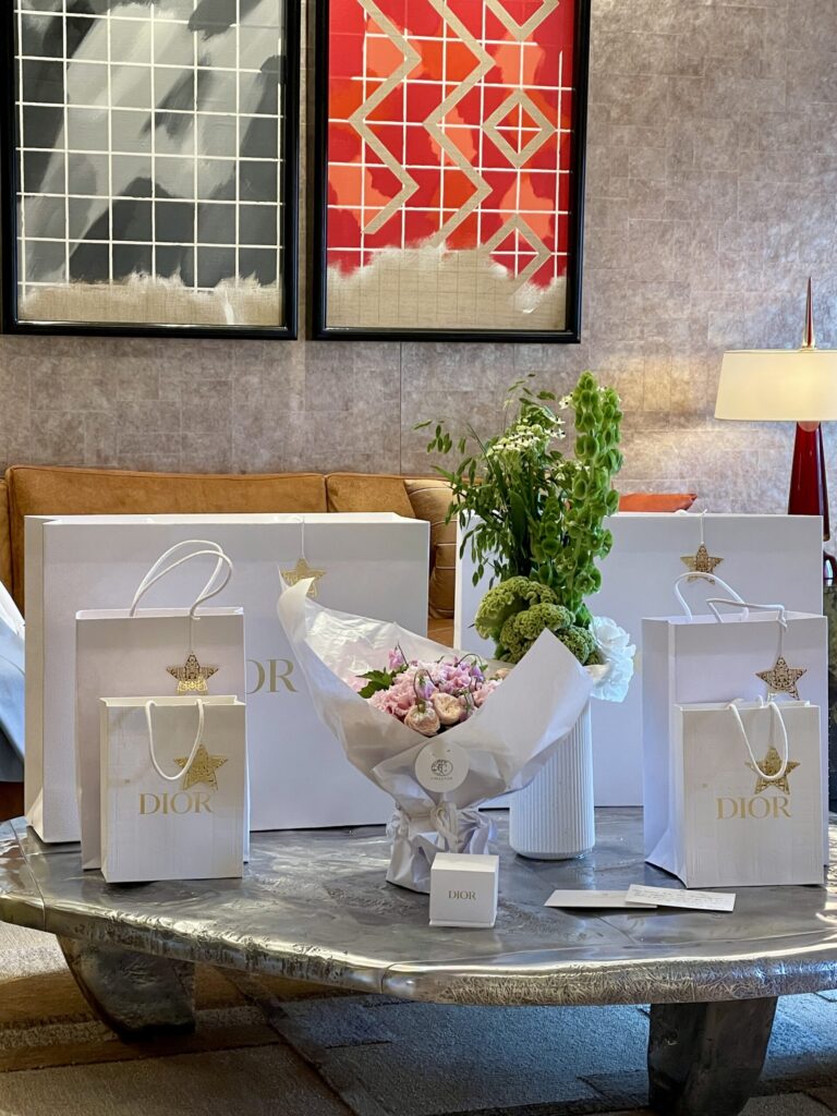 La Suite Dior, Welcome Gifts